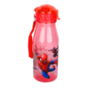 Dome cap bottle with straw Spider-Man