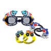 Transform 3 in1 Goggle Set Narwhal-Unicorn-Treats Aqua-Leisure