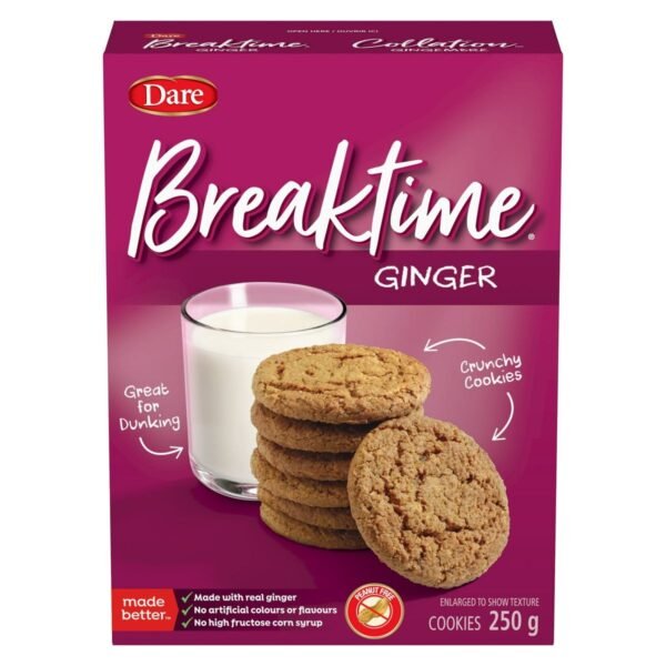 Breaktime cookies Ginger Cookies Dare Foods/Cookies christie