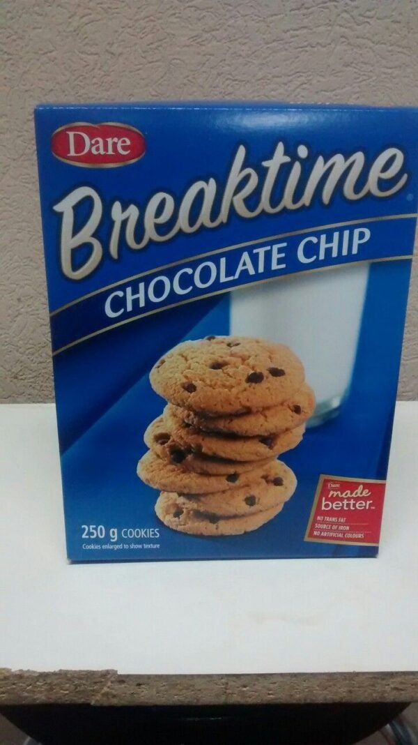 Breaktime cookies chocolate chip Cookies Dare Foods/Cookies christie