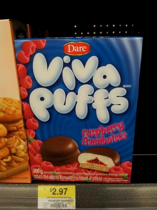 Viva Puffs Cookies Raspberry Cookies Dare Foods/Cookies christie