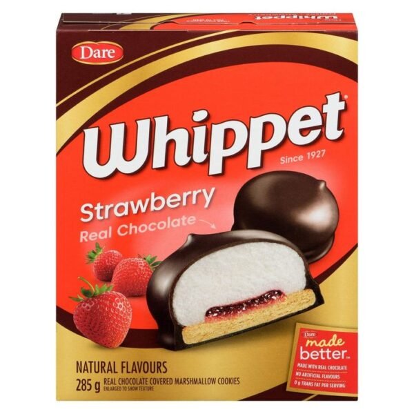 Whippet strawberry Cookies Dare Foods/Cookies christie