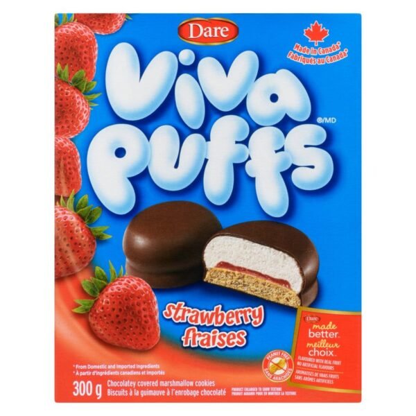 viva puffs cookies strawberry Cookies Dare Foods/Cookies christie